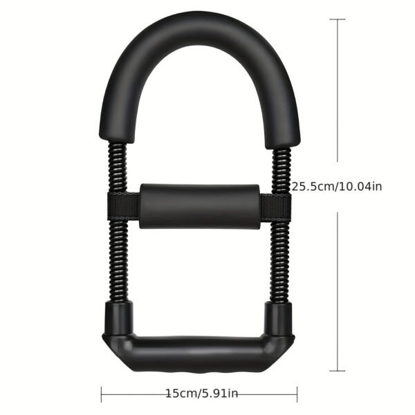 Arm Strength Training Tool, Adjustable Wrist Strengthener, Arm Muscle Trainer Hand Adjustable Strength Black Strengthener Men Arm Home Trainer Grip Finger Wrist Equipment Fitness Resistance Training - Image 9