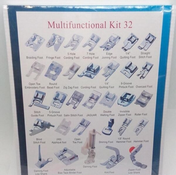 Multifunctional Sewing Accessories Hardcover Presser Foot Set Household Sewing Machine Presser Foot - Image 2
