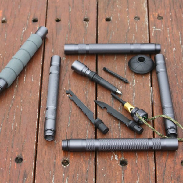 Equipment Of Walking Stick With Knife For Field Survival - Image 4