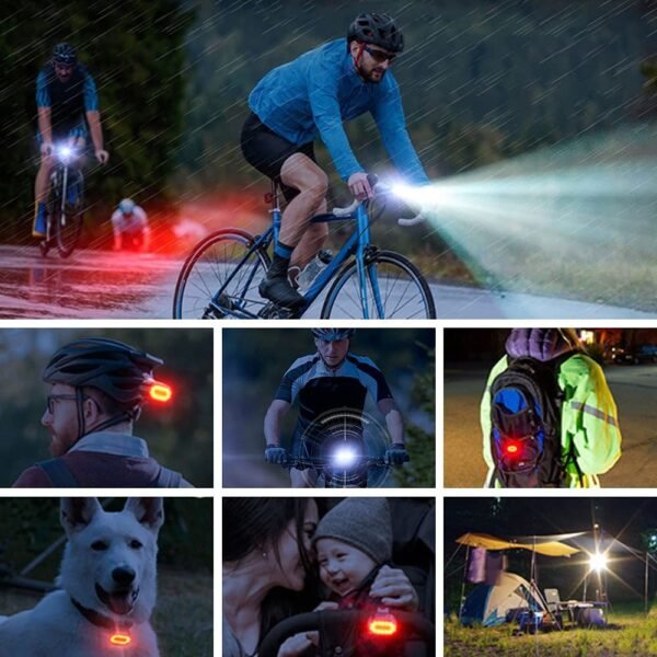 Strong Light Flashlight Bicycle Light Riding Equipment - Image 2