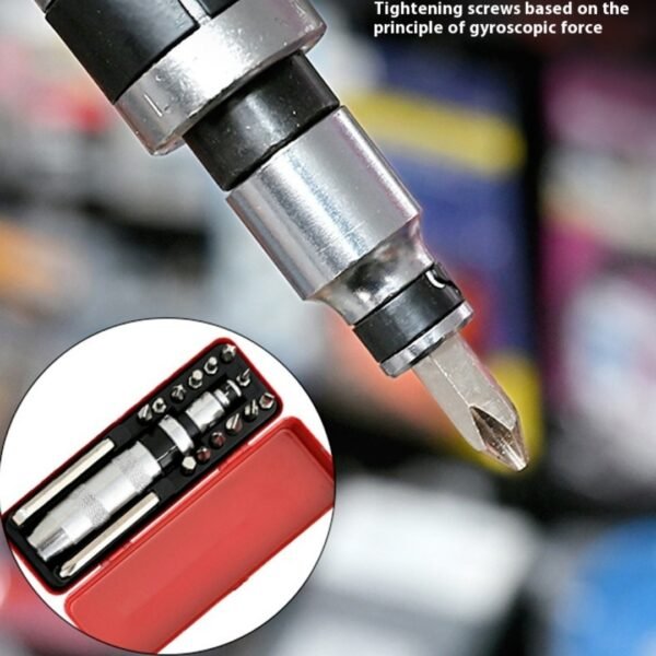 14-piece Set Impact Screwdriver Head Set Machine Repair Screwdriver Batch Suit Iron Box Chrome Vanadium Steel Tools Suit