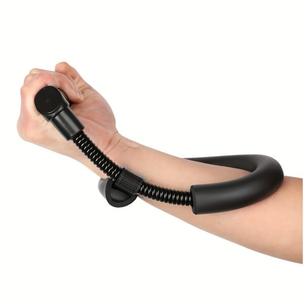Arm Strength Training Tool, Adjustable Wrist Strengthener, Arm Muscle Trainer Hand Adjustable Strength Black Strengthener Men Arm Home Trainer Grip Finger Wrist Equipment Fitness Resistance Training - Image 7