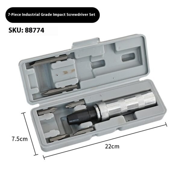 14-piece Set Impact Screwdriver Head Set Machine Repair Screwdriver Batch Suit Iron Box Chrome Vanadium Steel Tools Suit - Image 4