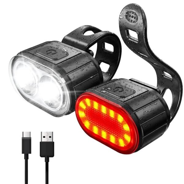 Strong Light Flashlight Bicycle Light Riding Equipment - Image 5