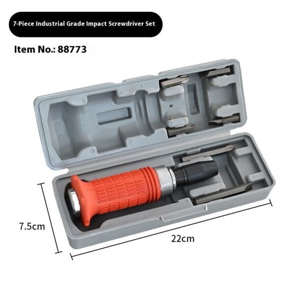 14-piece Set Impact Screwdriver Head Set Machine Repair Screwdriver Batch Suit Iron Box Chrome Vanadium Steel Tools Suit - Image 3